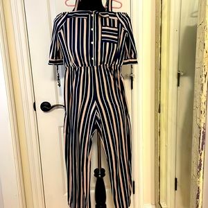 Striped Jump Suit